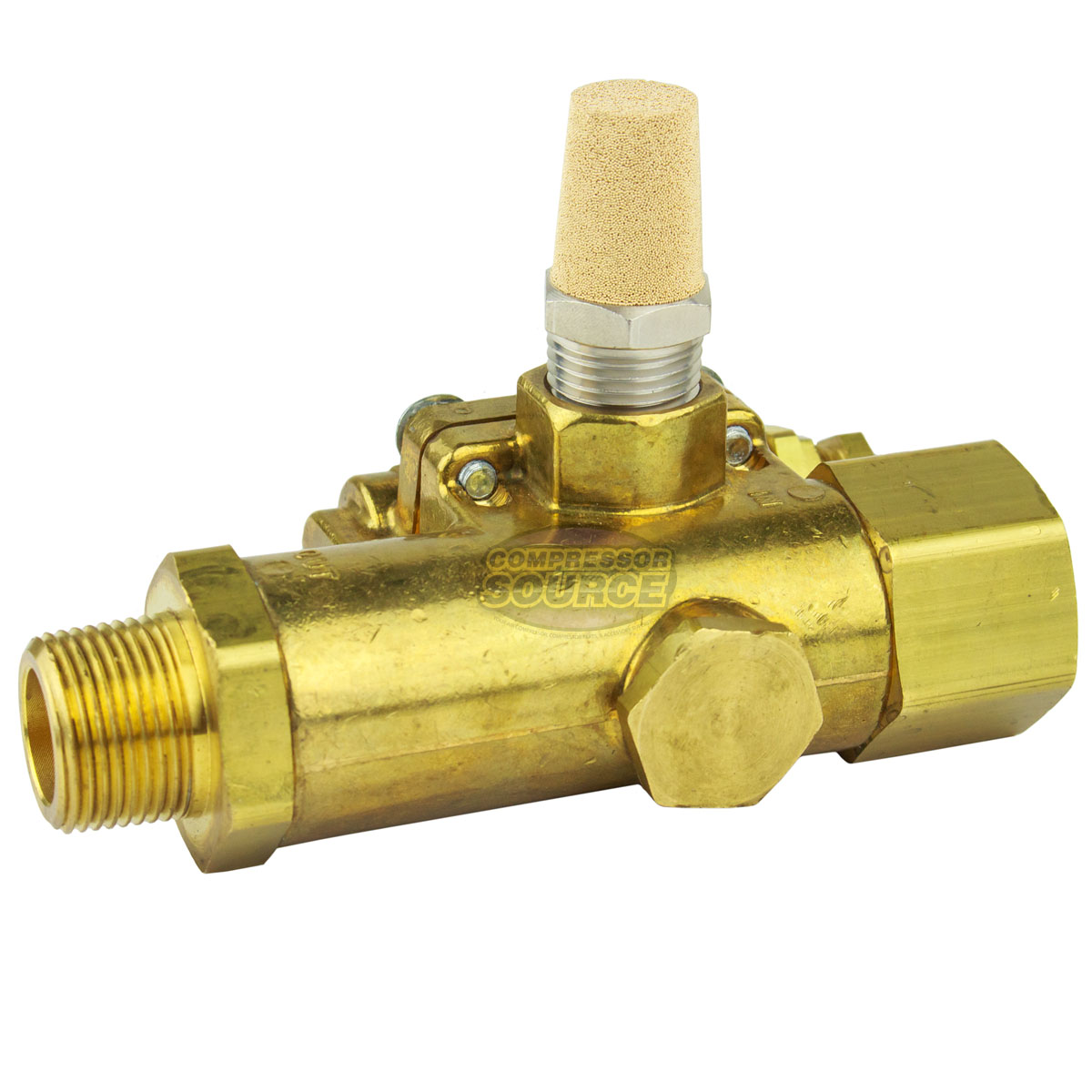 Conrader Gas Compressor Pilot / Unloader Check Valve Combo High CFM 120